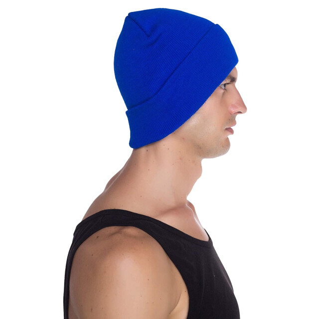 Beechfield Originele gebreide muts van biologisch katoen UTFK1134_brightroyalblue large