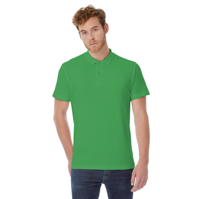 B and C B&c id.001 heren poloshirt met korte mouwen UTFK112_kellygreen large