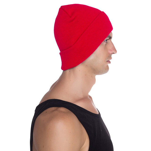 Beechfield Originele gebreide muts van biologisch katoen UTFK1134_classicred large