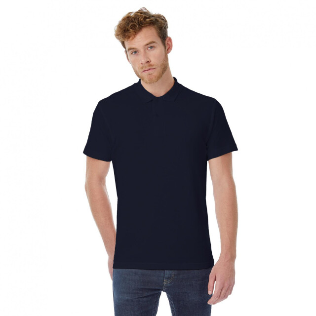 B and C B&c id.001 heren poloshirt met korte mouwen UTFK112_navyblue large