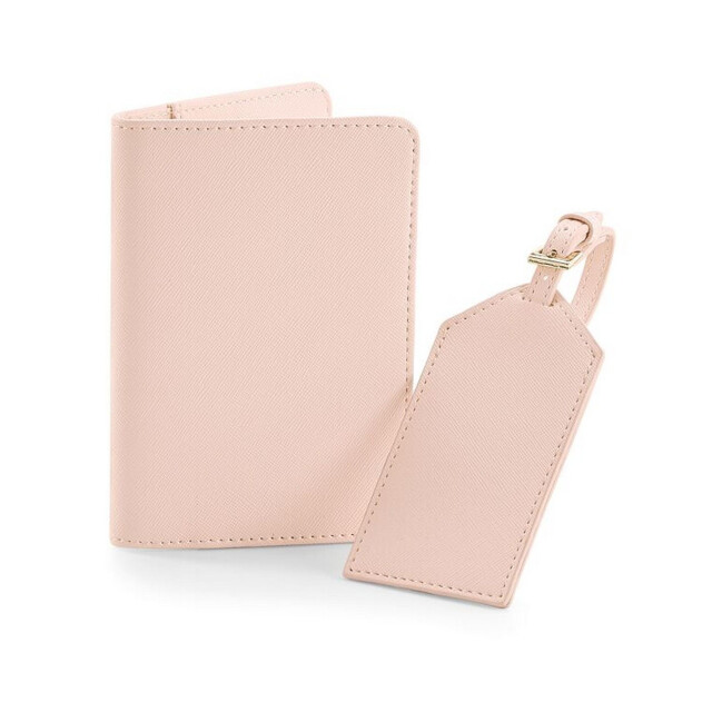 Bagbase Boutique paspoorthouder en set bagagelabels UTFK1177_softpink large