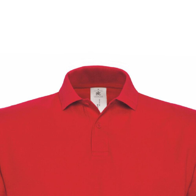 B and C B&c id.001 heren poloshirt met korte mouwen UTFK112_red large