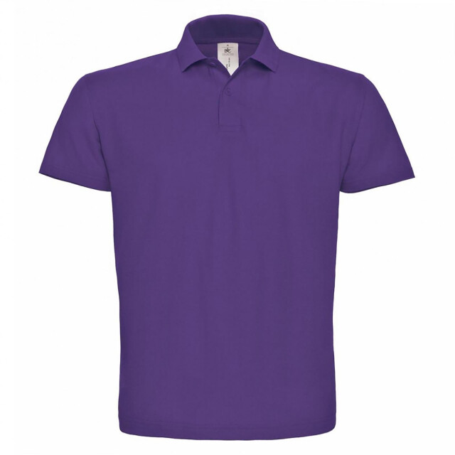 B and C B&c id.001 heren poloshirt met korte mouwen UTFK112_purple large
