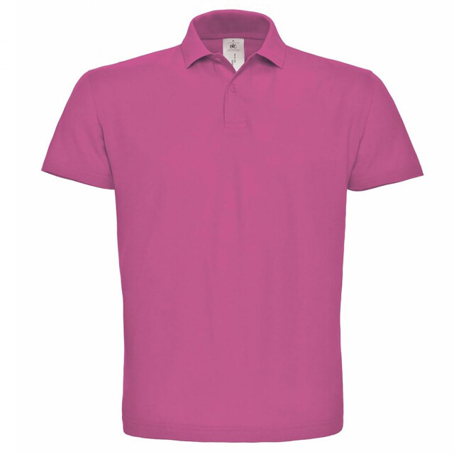 B and C B&c id.001 heren poloshirt met korte mouwen UTFK112_fuchsia large