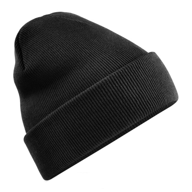 Beechfield Originele gerecycleerde muts met manchet UTFK1129_black large