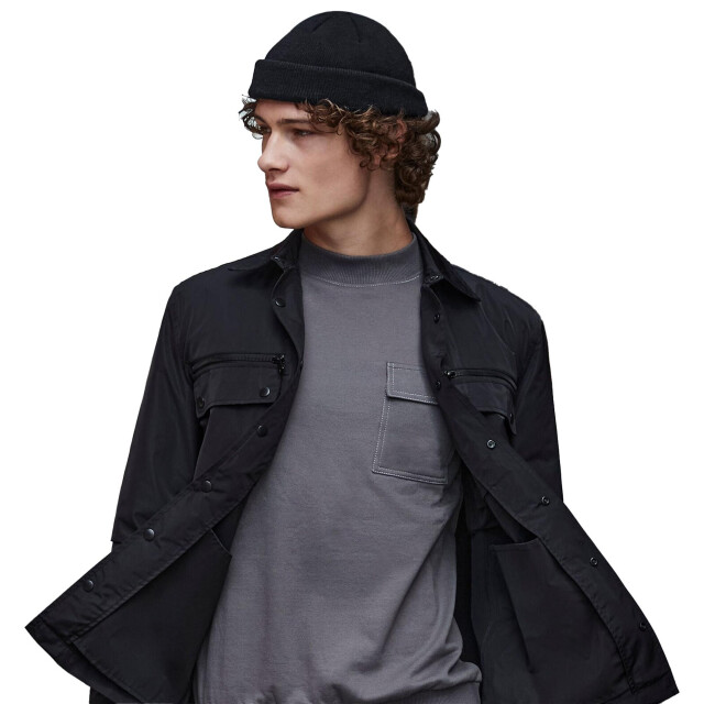Beechfield Fisherman mini gerecycleerde beanie UTFK1148_black large