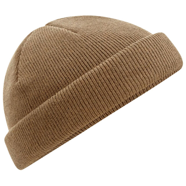 Beechfield Fisherman mini gerecycleerde beanie UTFK1148_biscuit large