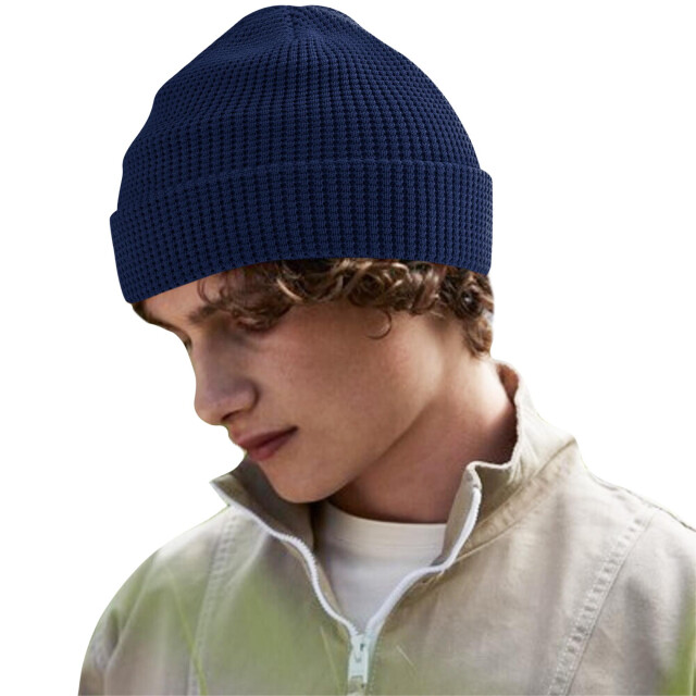 Beechfield Wafelmuts van biologisch katoen UTFK1120_oxfordnavy large