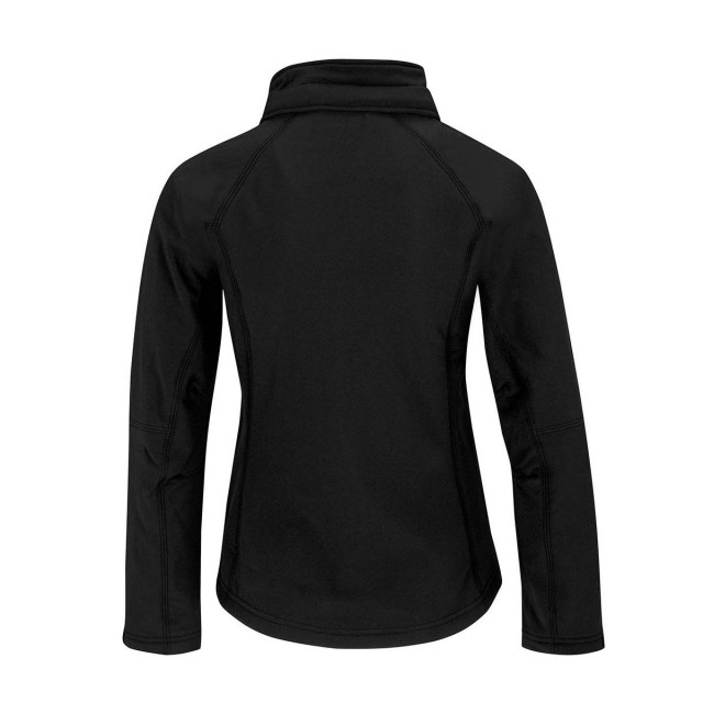 B and C B&c womens hooded premium softshell jacket (winddicht, waterdicht & ademend) UTFK108_black large