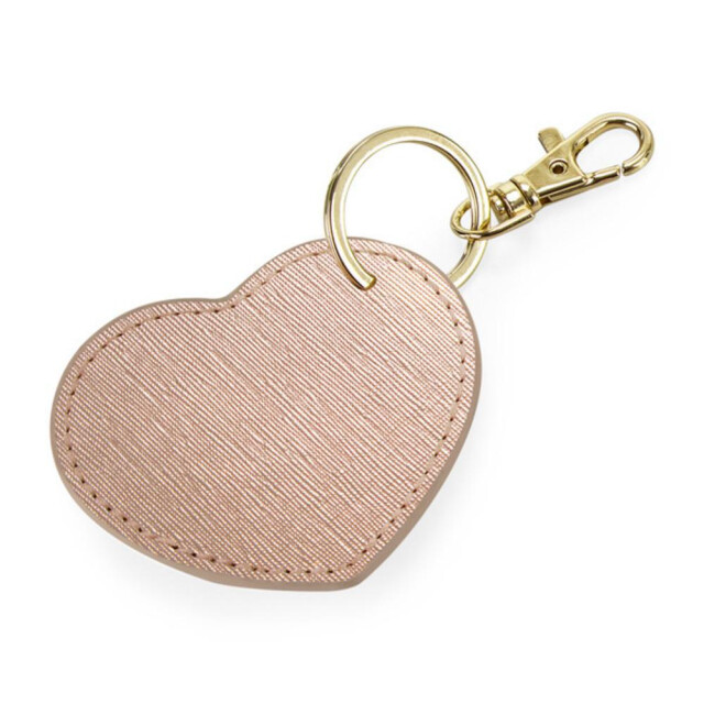 Bagbase Boutique hart sleutelclip UTFK1095_softpink large