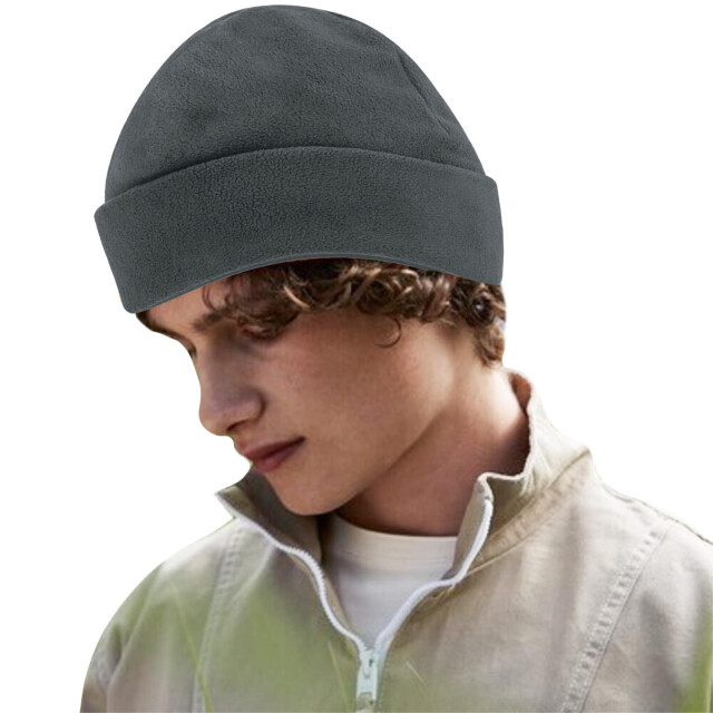 Beechfield Fleece gerecycleerde muts UTFK1118_steelgrey large
