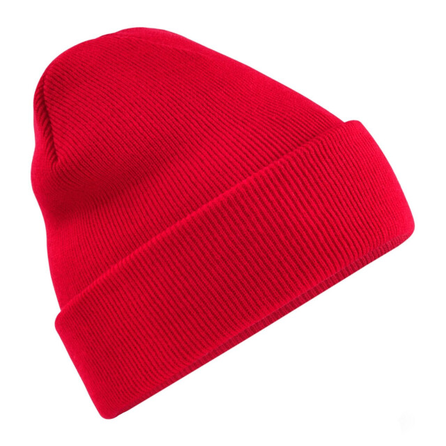 Beechfield Originele gerecycleerde muts met manchet UTFK1129_classicred large