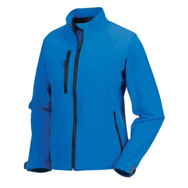 Jerzees Colours Dames waterbestendig & winddicht soft shell-jasje UTFK688_azureblue large