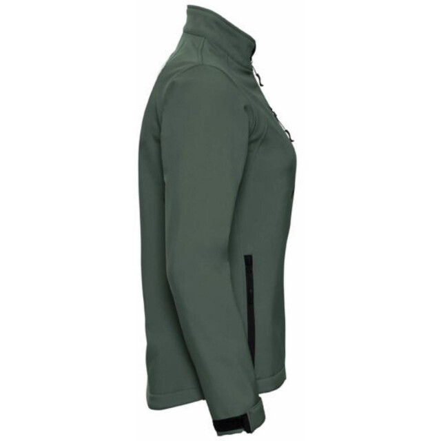 Jerzees Colours Dames waterbestendig & winddicht soft shell-jasje UTFK688_bottlegreen large