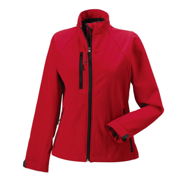 Jerzees Colours Dames waterbestendig & winddicht soft shell-jasje UTFK688_classicred large
