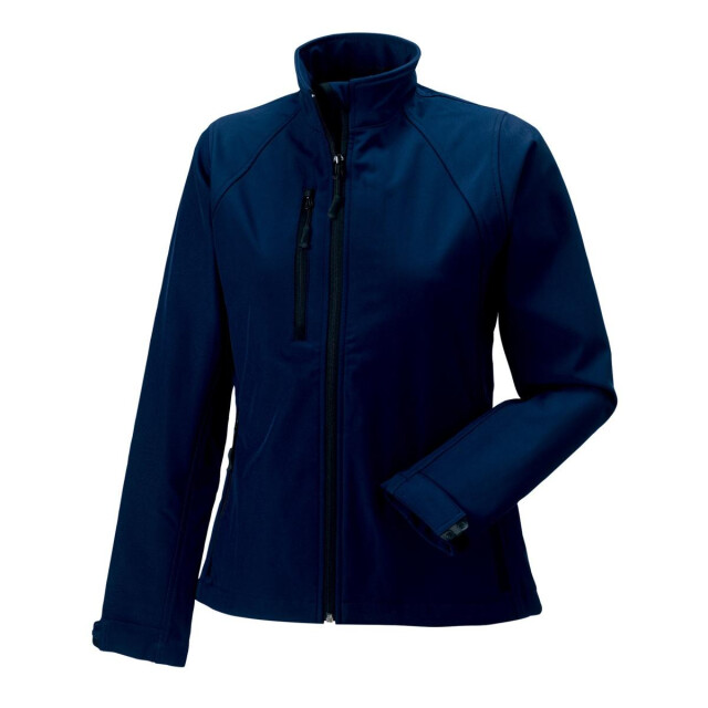 Jerzees Colours Dames waterbestendig & winddicht soft shell-jasje UTFK688_frenchnavy large