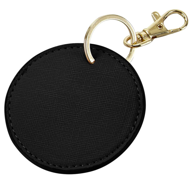 Bagbase Boutique cirkelvormige sleutelhanger UTFK1097_black large