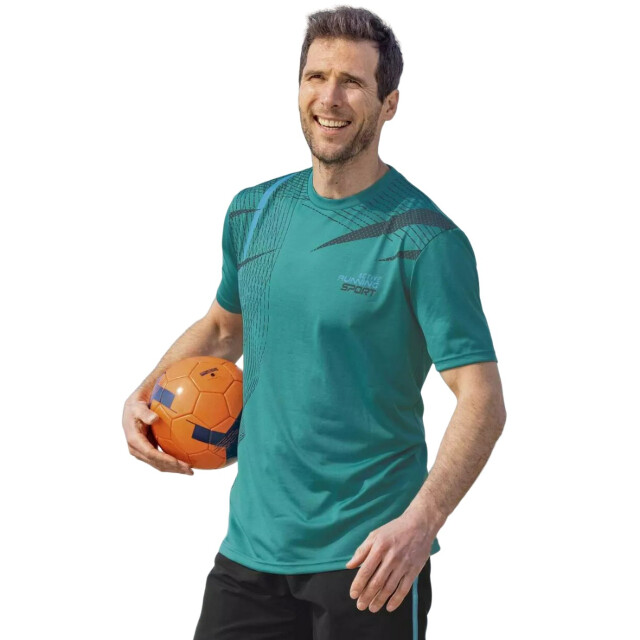 Atlas For Men T-shirt met grafische print voor heren (pak van 3) UTAF960_greyblackgreen large