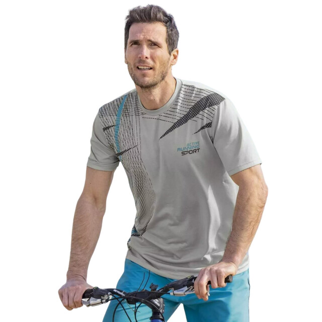 Atlas For Men T-shirt met grafische print voor heren (pak van 3) UTAF960_greyblackgreen large