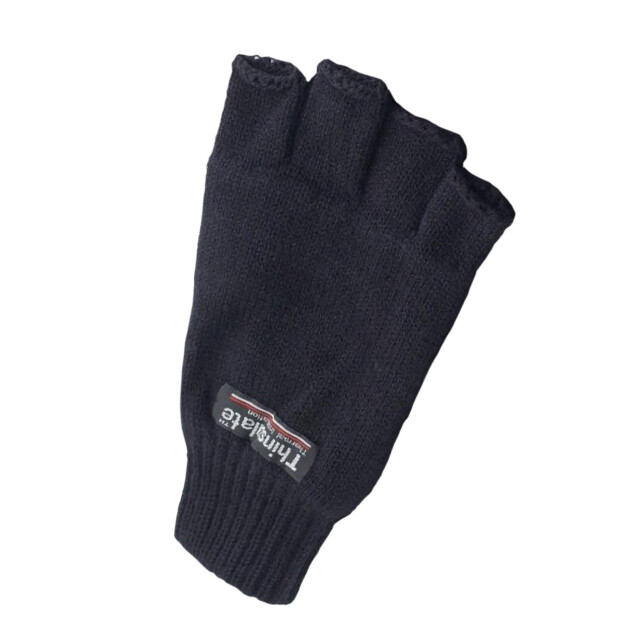 Yoko Unisex 3m thinsulate thermische halve vinger winter/ski handschoenen UTFK1073_black large