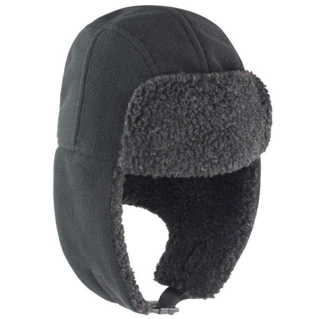 Result Herenwinter dunner wordende sherpa-hoed UTFK665_black large