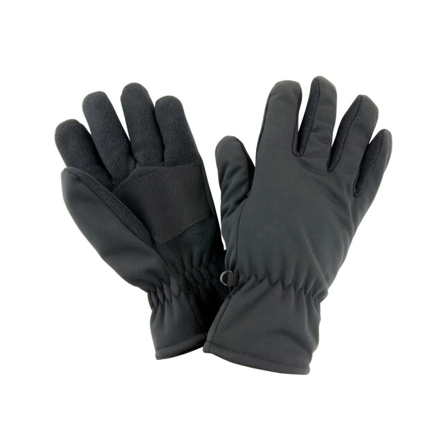Result Unisex winter essentials softshell thermische handschoenen UTFK667_black large