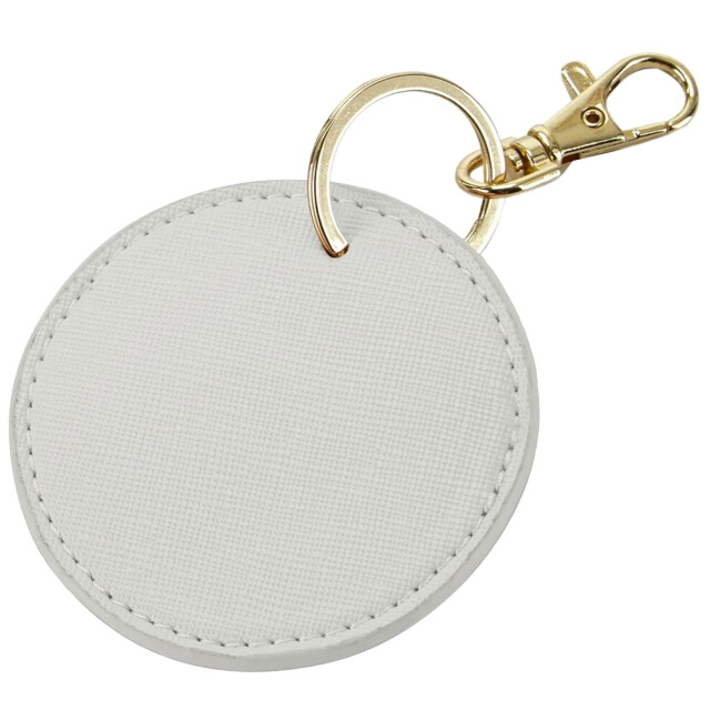 Bagbase Boutique cirkelvormige sleutelhanger UTFK1097_softgrey large