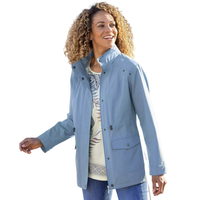 Atlas for Women Dames microfleece gevoerd windjack UTAF827_blue large