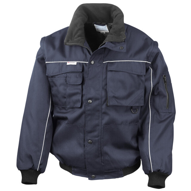 Result Heren workguard zip sleeve heavy duty water repellent windproof jacket UTFK1008_navynavy large