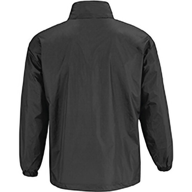 B and C B&c heren lucht lichtgewicht windproof, douchebestendig & waterafstotend jasje UTFK105_darkgrey large