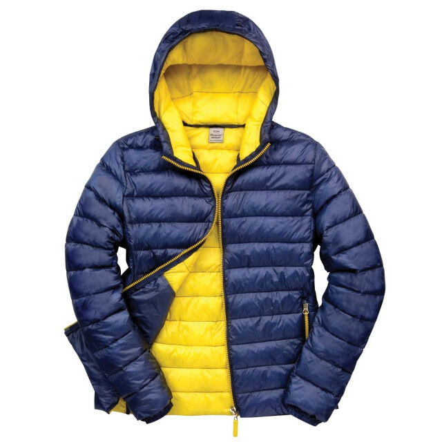 Result Urban mens snowbird hooded jacket UTFK655_navyyellow large