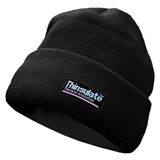 Yoko Unisex hi-vis thermische 3m thinsulate wintermuts UTFK1016_black large