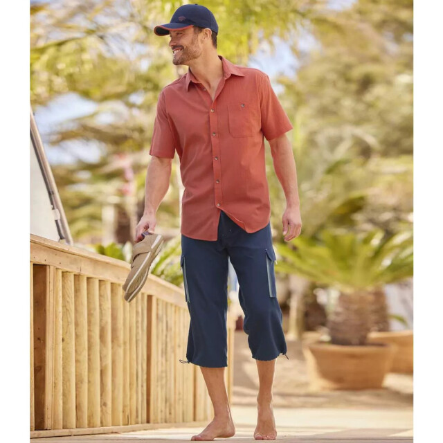 Atlas For Men Heren broek met elastische taille (verpakking van 2) UTAF679_greynavyblue large