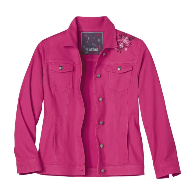 Atlas for Women Dames twill jacket UTAF727_fuchsia large