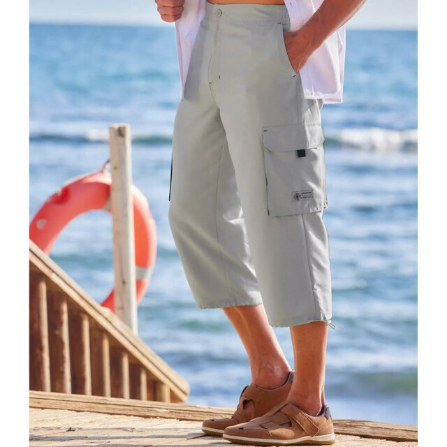 Atlas For Men Heren broek met elastische taille (verpakking van 2) UTAF679_greynavyblue large