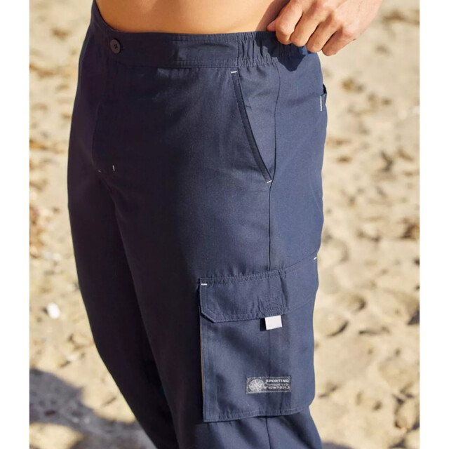 Atlas For Men Heren broek met elastische taille (verpakking van 2) UTAF679_greynavyblue large