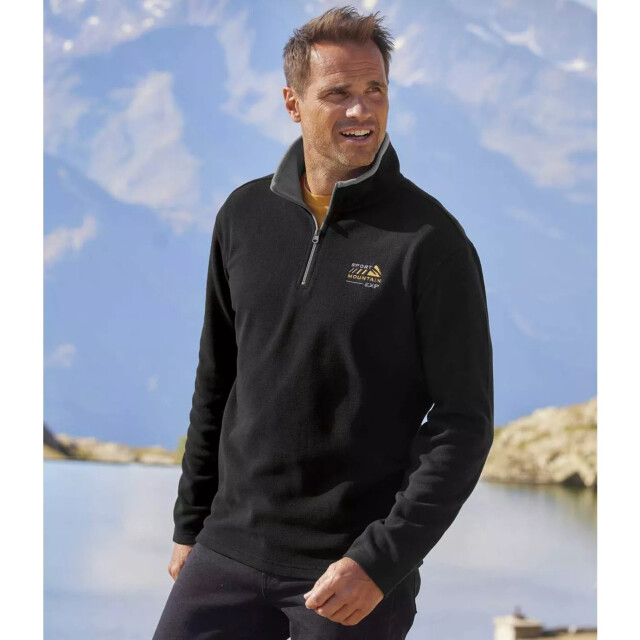 Atlas For Men Heren microfleece trui (pack of 3) UTAF529_greyyellowblack large