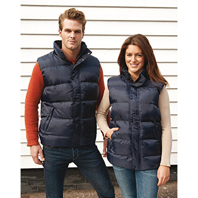 Result Heren core nova lux gevoerde fleece gevoerde bodywarmer jacket UTFK611_navyblue large