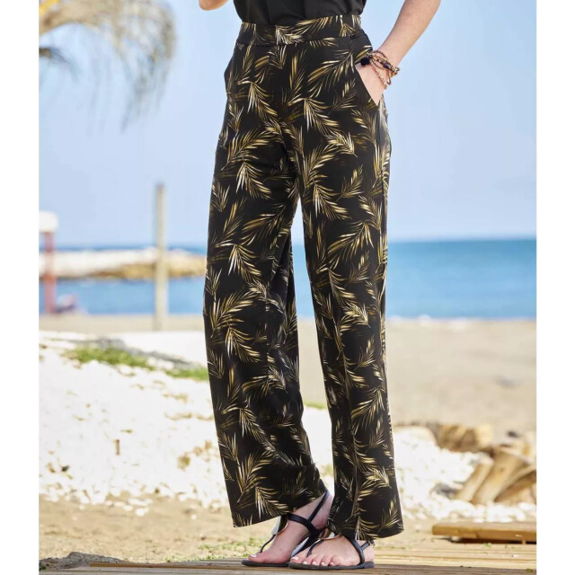 Atlas for Women Dames palmprint top & billen set UTAF716_black large