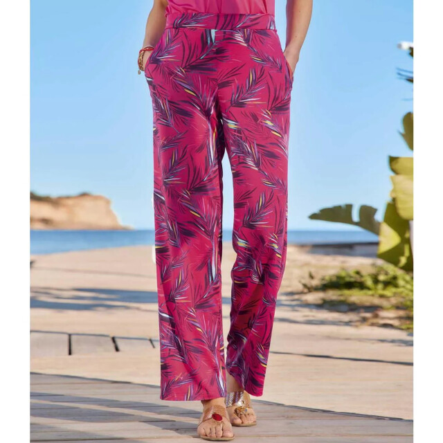 Atlas for Women Dames tropical top & billen set UTAF748_pink large