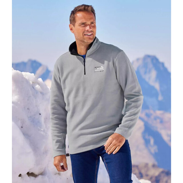 Atlas For Men Heren microfleece trui (pack of 3) UTAF529_greyyellowblack large