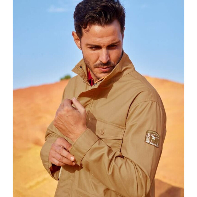 Atlas For Men Heren safari-jasje UTAF515_ochre large