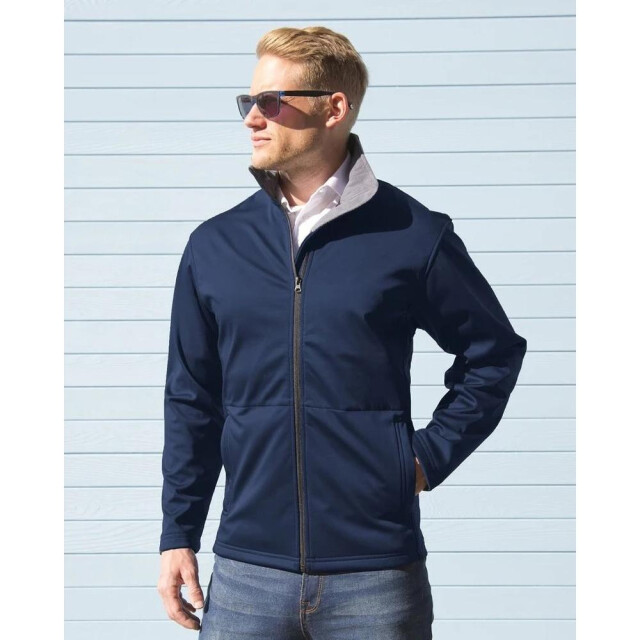 Result Core mensens soft shell 3 layer waterdicht jasje UTFK603_navyblue large