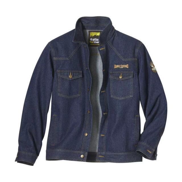 Atlas For Men Heren denim jasje UTAF602_darkblue large