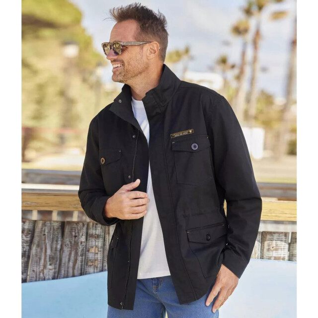 Atlas For Men Heren safari-jasje UTAF515_black large