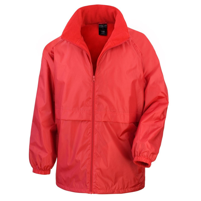 Result Heren core adult dwl jacket (met vouwbare kap) UTFK595_red large