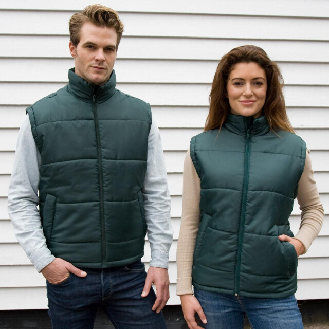Result Heren kern bodywarmer waterafstotend winddicht jasje UTFK601_bottlegreen large