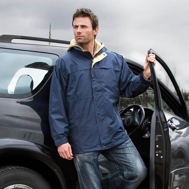 Result Heren mid-weight multifunctioneel waterdicht windproof jasje UTFK584_navysand large