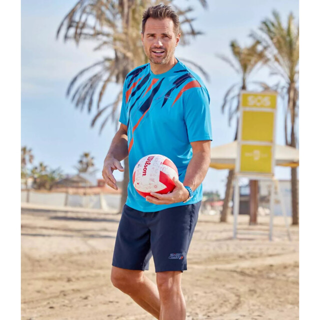 Atlas For Men Heren sportief t-shirt (pak van 3) UTAF381_navyorangeblue large
