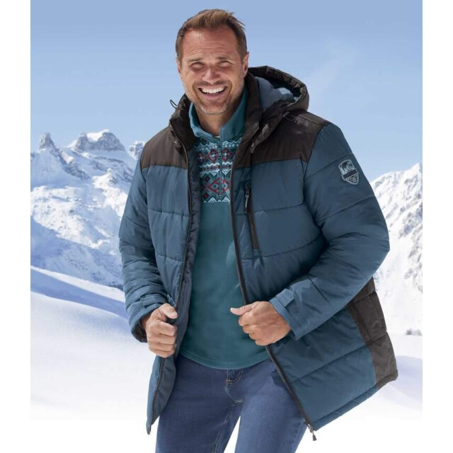 Atlas For Men Waterafstotende pufferjack heren UTAF2053_petrolblue large